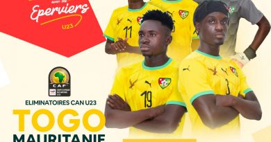 Togo-Mauritanie | match retour du premier tour éliminatoire de la CAN U-23 : L’entrée est libre et gratuite !