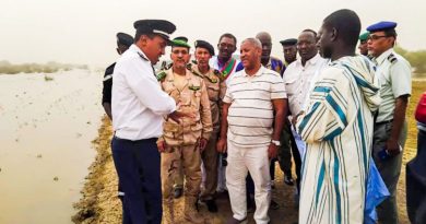 – Le wali du Trarza visite des localités inondées par la montée des eaux du fleuve Sénégal