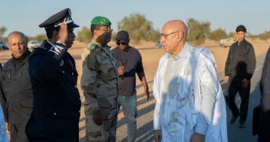 Le Président de la République arrive à Lekseiba